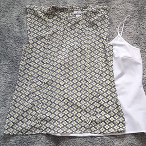 Dressy Sleeveless Blouse W/Removable Lining